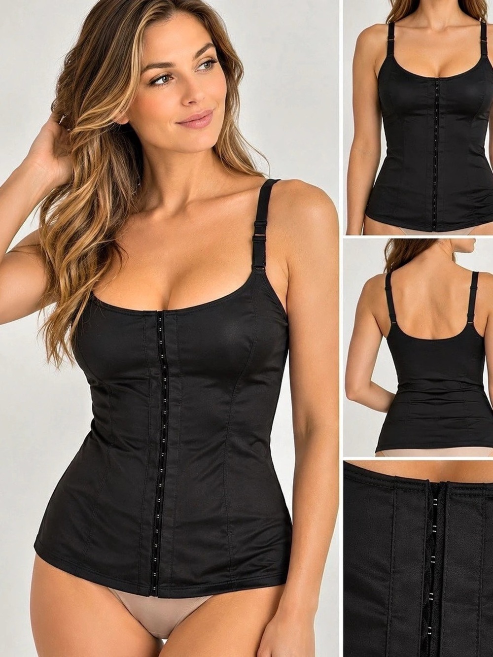 Flexees Shaping Camisole in Black Size XL (16-18) Like New
